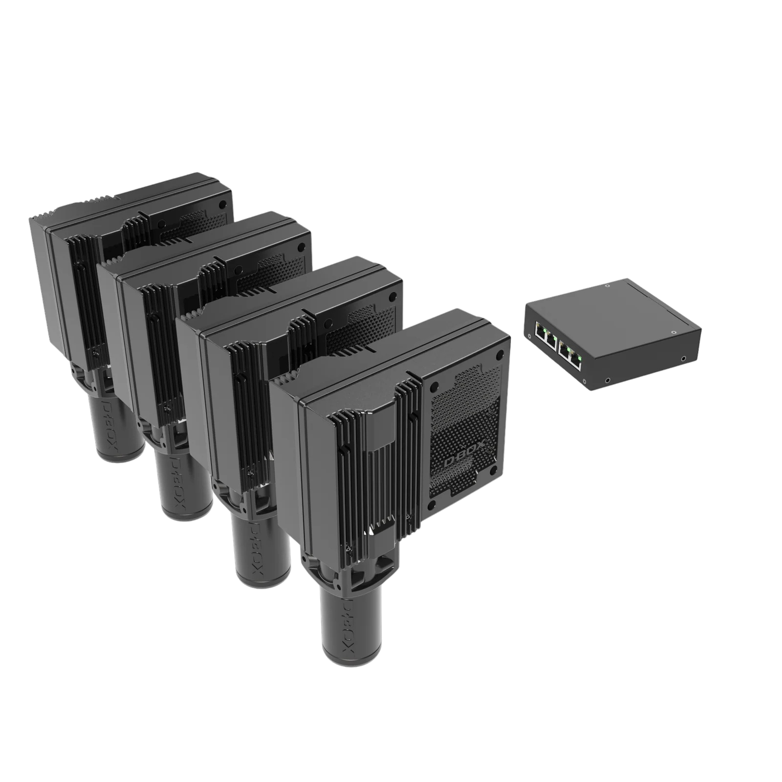 D-BOX G5 4250i Haptic System (1.5″ Travel Range, 4 Actuators) Angle View