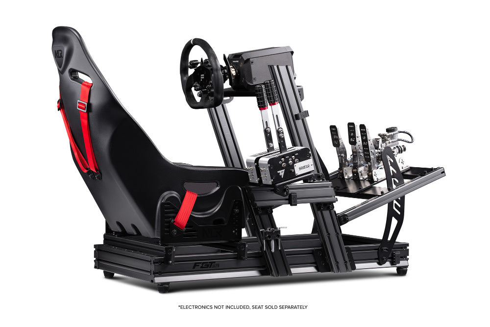 F-GT Elite Simulator Cockpit - Wheel Plate Edition Outfitted View