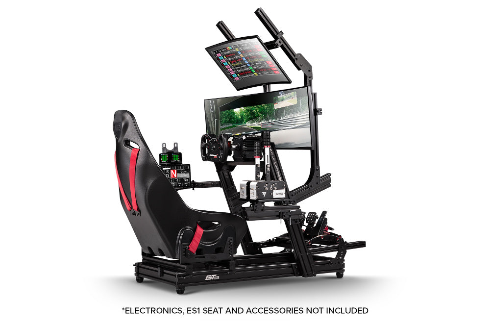 GTElite Racing Simulator Cockpit- Wheel Plate Edition Action View