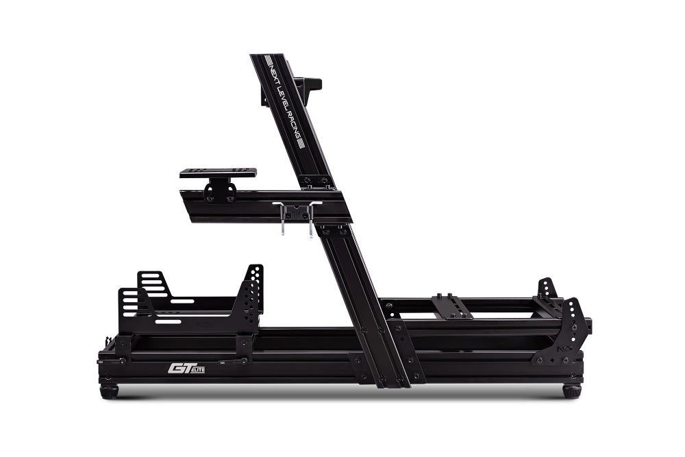 GTElite Racing Simulator Cockpit- Wheel Plate Edition Side View