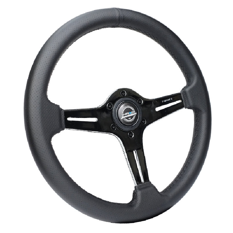 Lightweight Simulator Steering Wheel Blitz In Chrome Front View 2