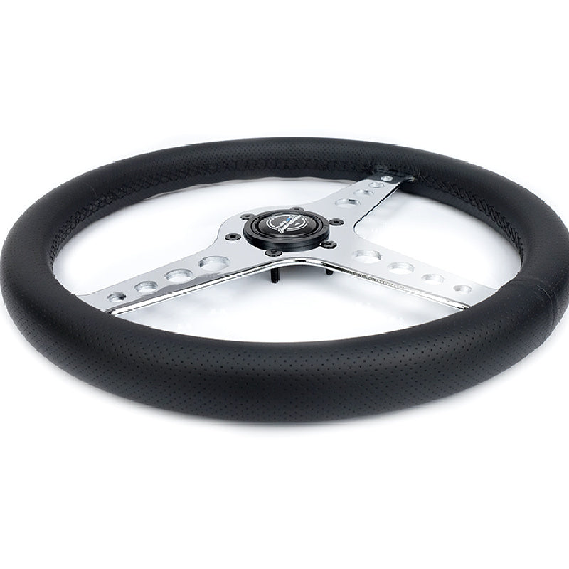 Lightweight Simulator Steering Wheel Driftz In Chrome Side view 2