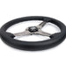 Lightweight Simulator Steering Wheel Blitz In Black Chrome Side View 2