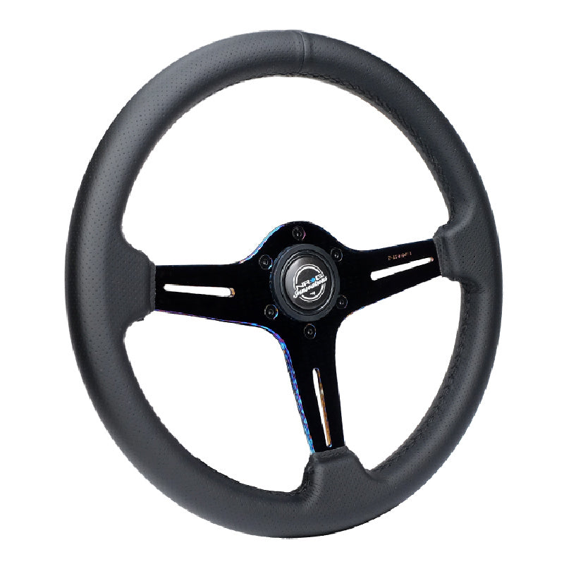 Lightweight Simulator Steering Wheel Blitz In Neo Chrome Front View 2