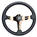 Lightweight Simulator Steering Wheel Blitz In Rose Gold Front View