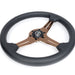 Lightweight Simulator Steering Wheel Blitz In Rose Gold Side View