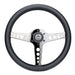 Lightweight Simulator Steering Wheel Driftz In Black Chrome Front view
