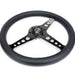 Lightweight Simulator Steering Wheel Driftz In Black Chrome Side view