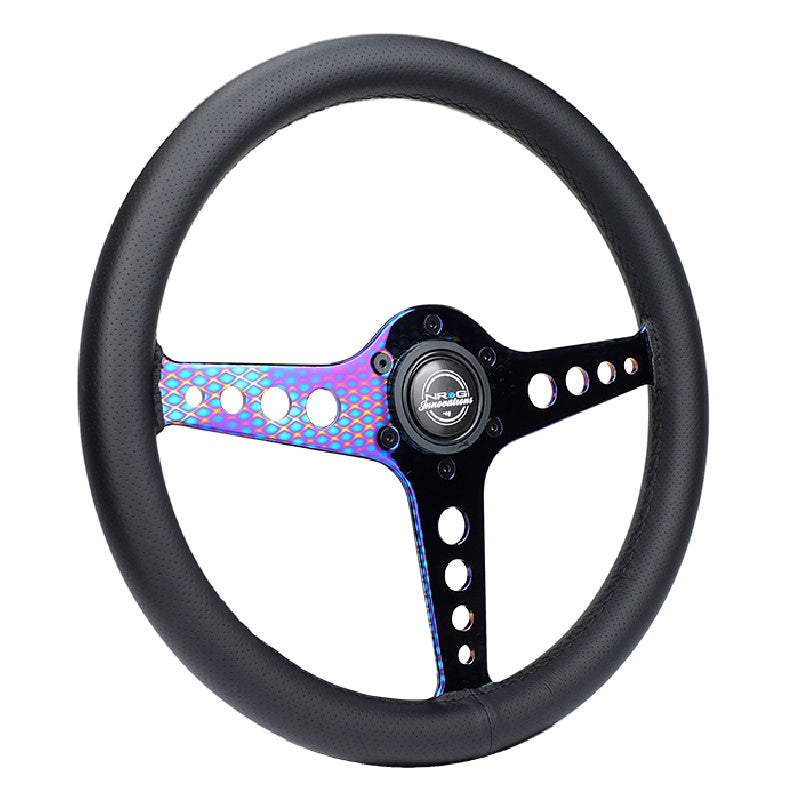Lightweight Simulator Steering Wheel Driftz In Neo Chrome Front view 2