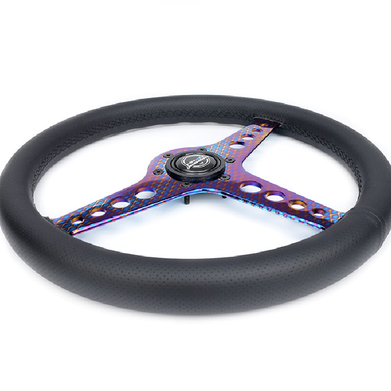 Lightweight Simulator Steering Wheel Driftz In Neo Chrome Side view 2
