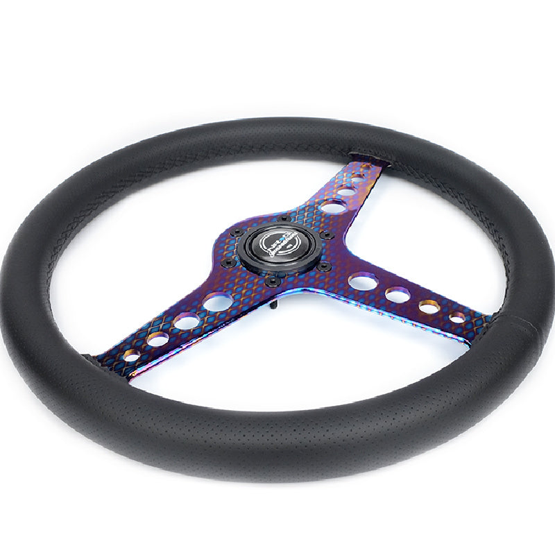 Lightweight Simulator Steering Wheel Driftz In Neo Chrome Side view