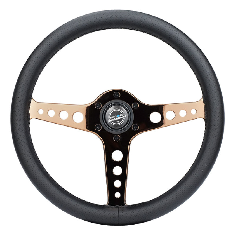 Lightweight Simulator Steering Wheel Driftz In Rose Gold Front view