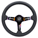 Lightweight Simulator Steering Wheel Splitz Front view In Neo Chrome