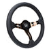 Lightweight Simulator Steering Wheel Splitz In Rose Gold Front view 2