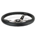 Lightweight Simulator Steering Wheel Splitz Side view 2 In Black Chrome