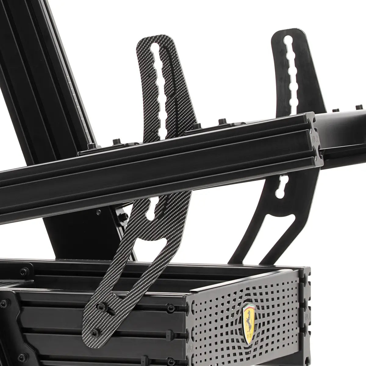 Next Level Racing F-GT Elite 160 Scuderia Ferrari Edition logo close up 3