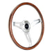 NRG Innovations Classic 380mm Wood Grain Steering Wheel Side View