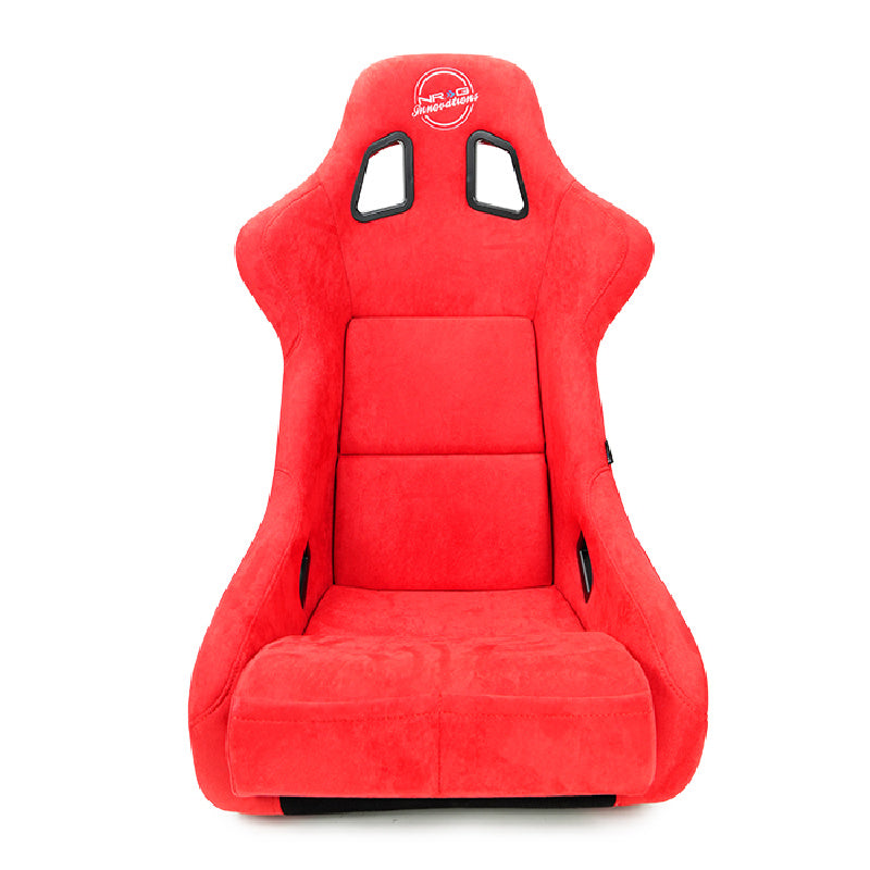 NRG Innovations Dragon Bucket Seat Large Red Front View
