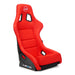 NRG Innovations Fiber Glass Bucket Seat XL Red