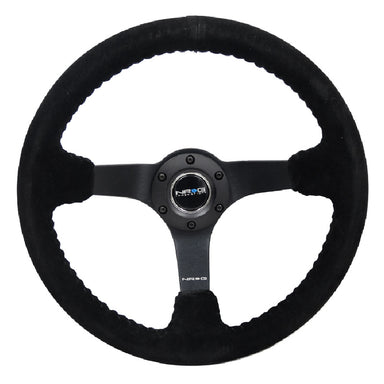 NRG Innovations 350mm Deep Dish Solid Spoke Steering Wheel Main view