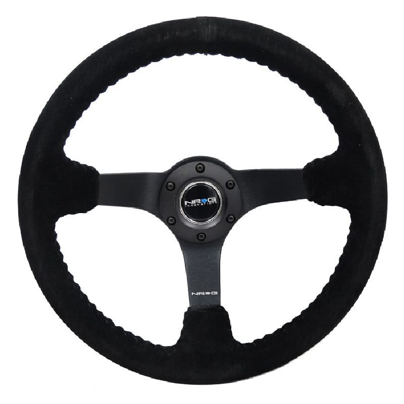 NRG Innovations 350mm Deep Dish Solid Spoke Steering Wheel Main view