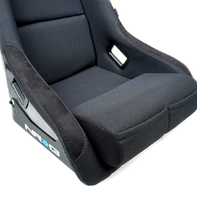 NRG Innovations Carbon Fiber Bucket Seat Large Close Up