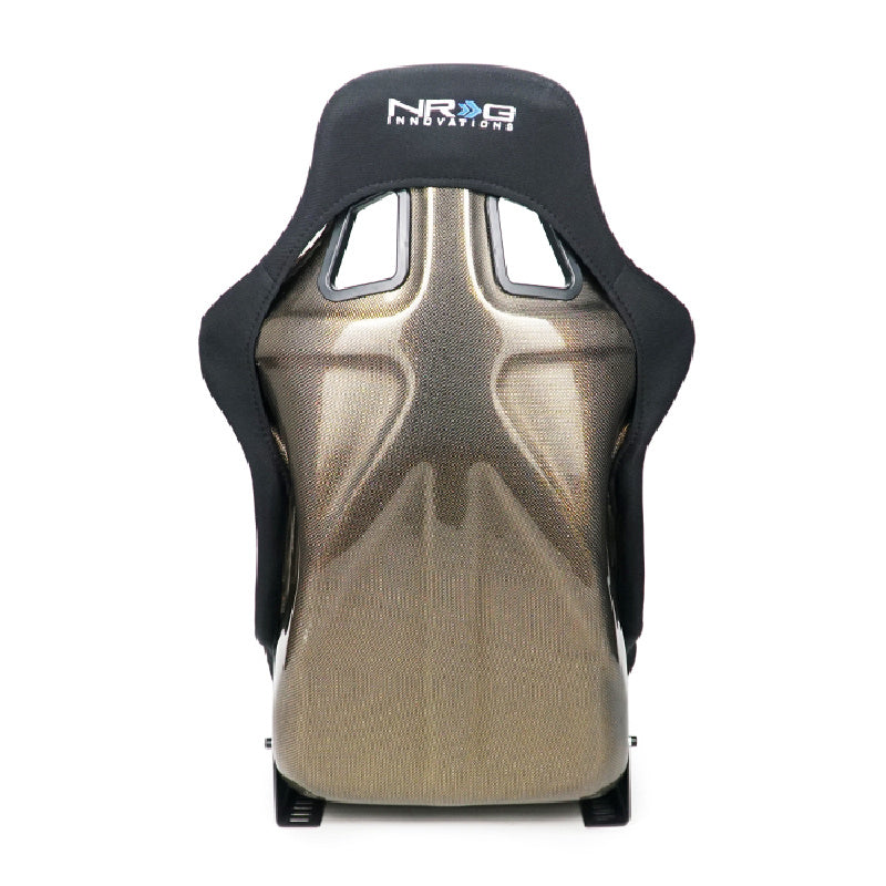 NRG Innovations Carbon Fiber Bucket Seat Large Gold