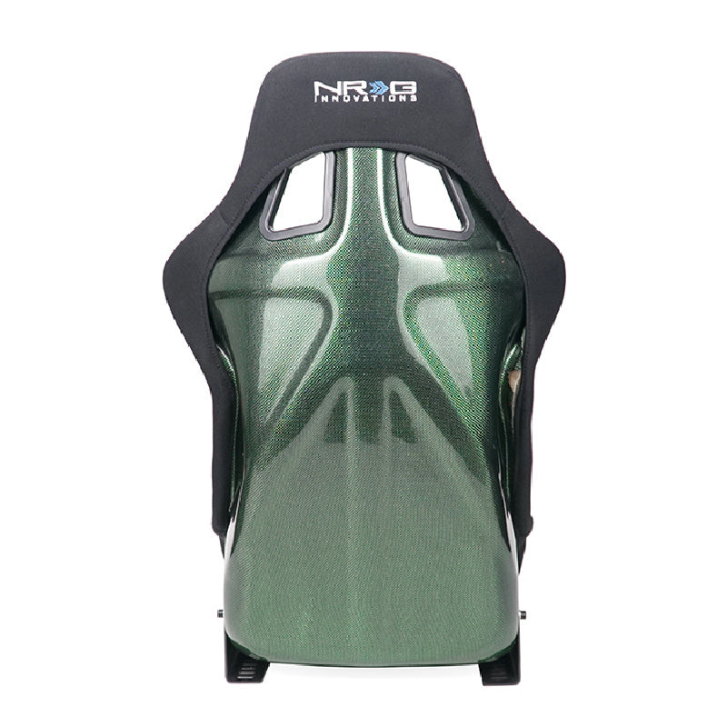 NRG Innovations Carbon Fiber Bucket Seat Large Green