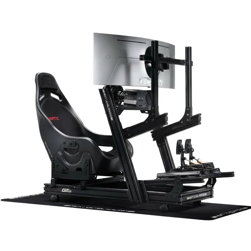 Next Level Racing Elite ES1 Haptic Feedback Sim Racing Seat Outfitted Example