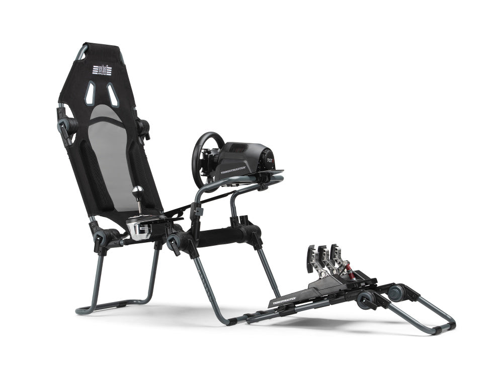 Next Level Racing F-GT Lite Cockpit Grey Edition Outfitted View
