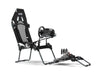 Next Level Racing F-GT Lite Cockpit Grey Edition Outfitted View