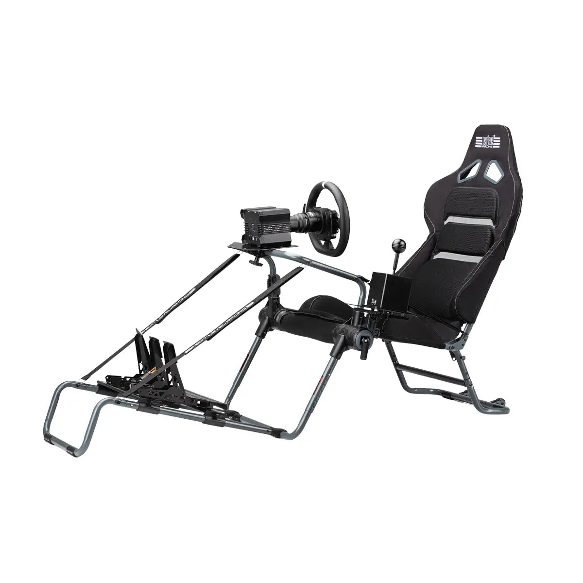 Next Level Racing GTLite Pro Grey Edition Example of full steup