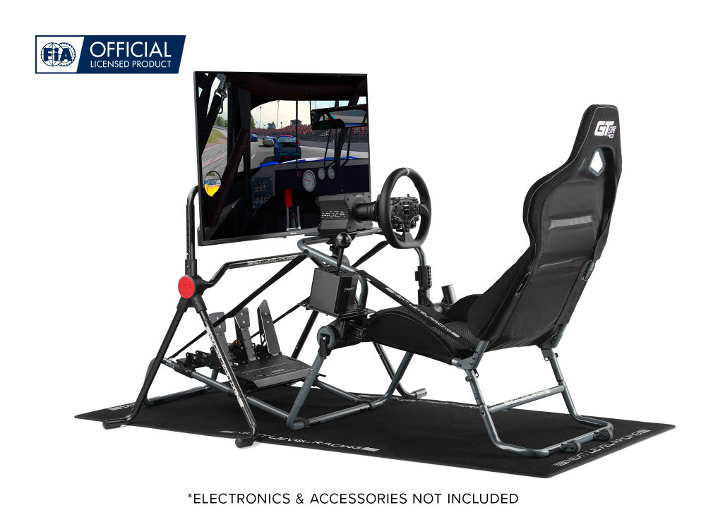 Next Level Racing GTLite Pro- Grey Edition Action View