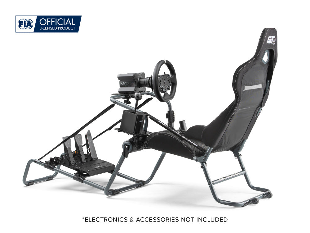 Next Level Racing GTLite Pro- Grey Edition Back Outfitted View