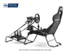 Next Level Racing GTLite Pro- Grey Edition Back Outfitted View