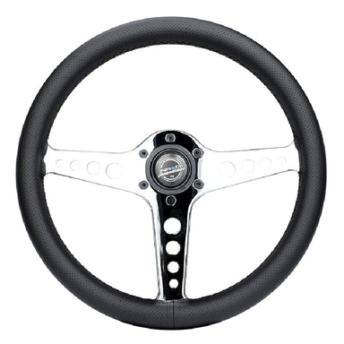 Lightweight Simulator Steering Wheel Driftz In Chrome Front view