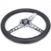 Lightweight Simulator Steering Wheel Driftz In Chrome Side view