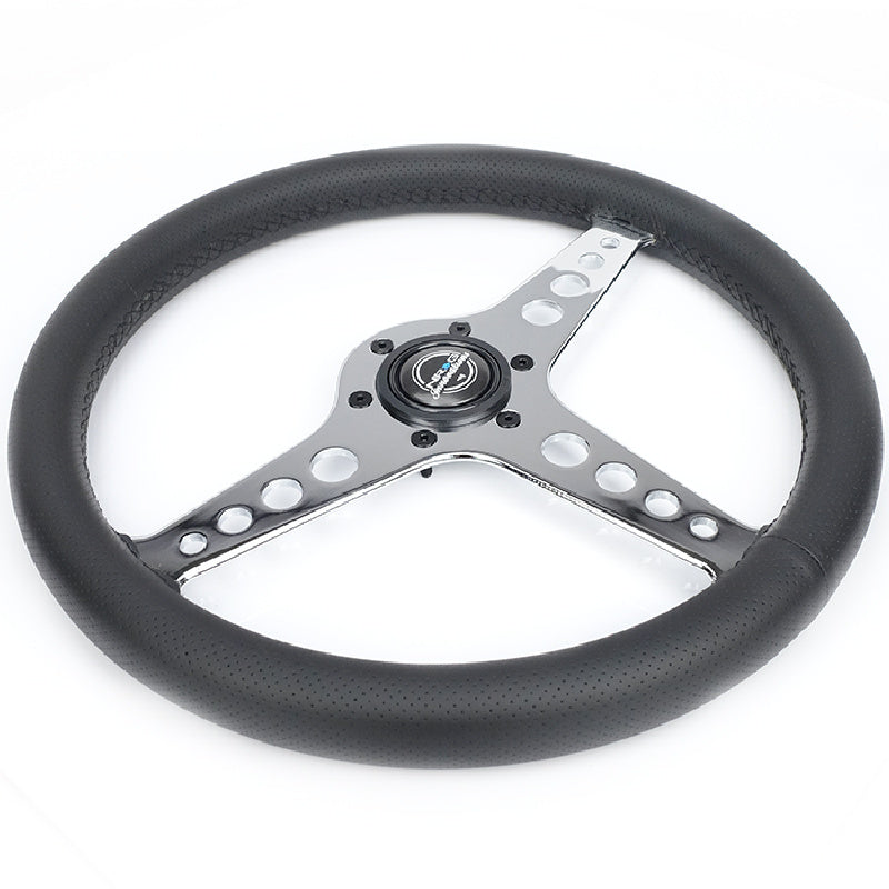Lightweight Simulator Steering Wheel Driftz In Chrome Side view