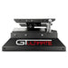 side view of mounting bracket on nlr v3 motion platform featuring the text G T ultimate on the edge