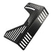 powder coated fgt elite 160 seat bracket, slotted for universal sim racing seat compatibility and fitment