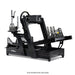 next level racing fgt elite 160 rig in formula position with hydraulic pedals, a handbrake and a shifter